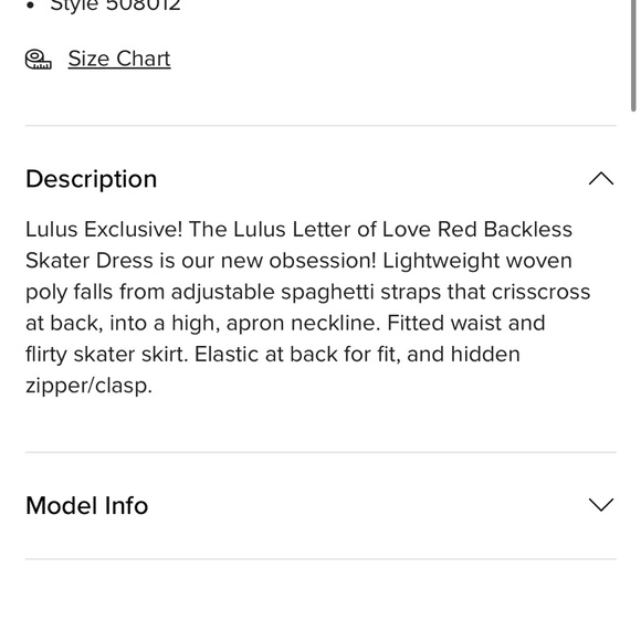 Lulu's Women's Letter of Love Red Backless Skater Dress - size XS - Picture 14 of 14